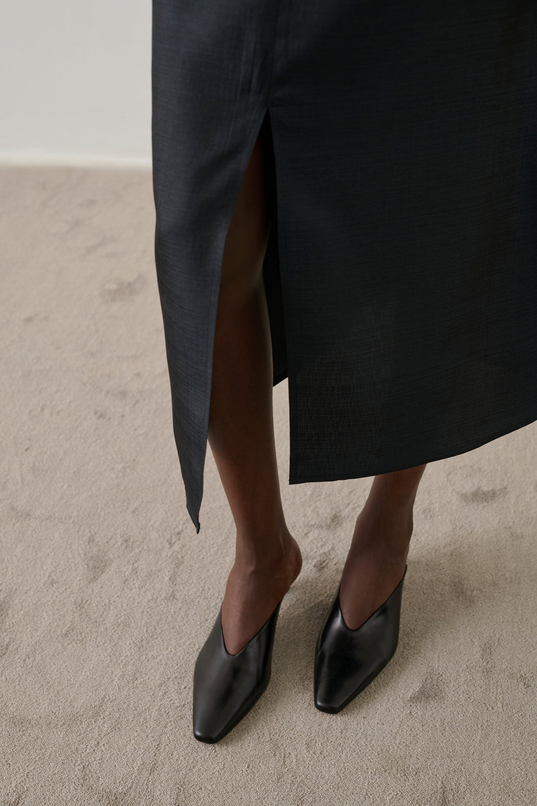 Mules Amalie - Noir - Cuir - Femme