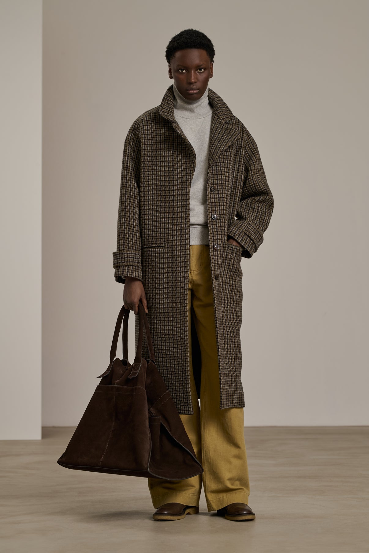 Manteau Oscar - Gris/Bronze - Laine - Femme vue 1